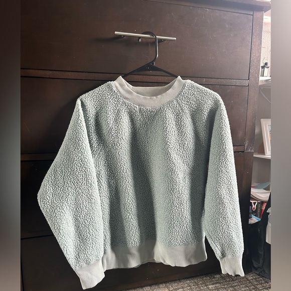 Everlane The ReNew Fleece Raglan Sweatshirt in Pale Sage
Size M - Picture 4 of 8